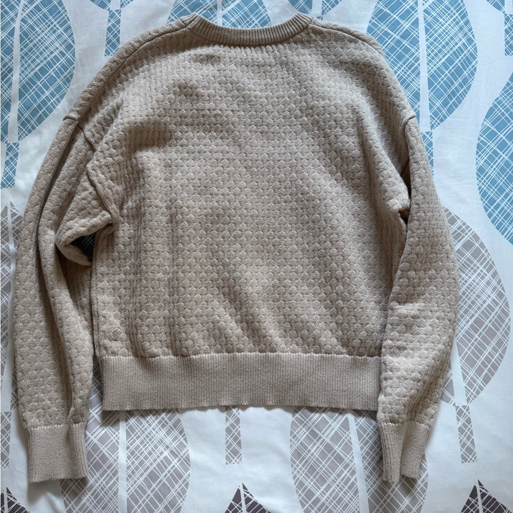 ZYIA Textured Tan Sweater - Picture 4 of 5
